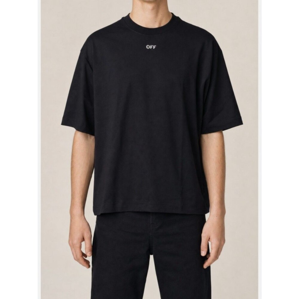 Off-White Seasona Arrows Skate Shirt XXL Black Graphic Double Sided Streetwear